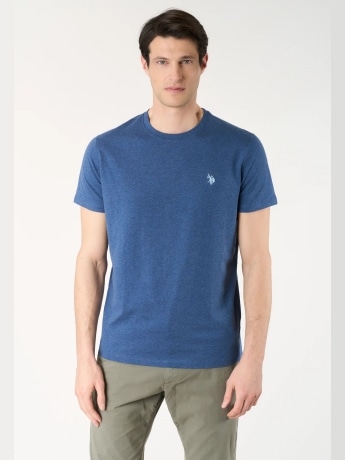 U.s. Polo tshirt blu uomo mini logo