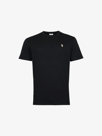 U.s. Polo tshirt nera uomo mini logo