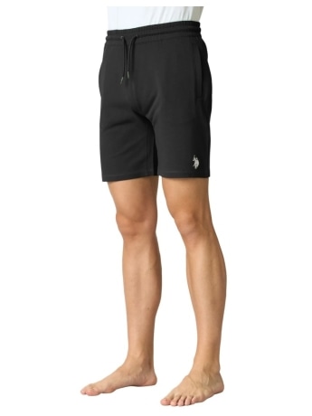 U.s. Polo shorts nero uomo mini logo
