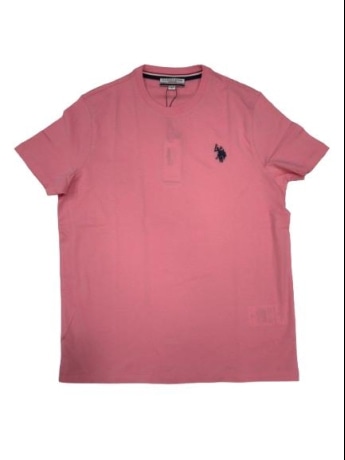 U.s. Polo tshirt rosa uomo mini logo