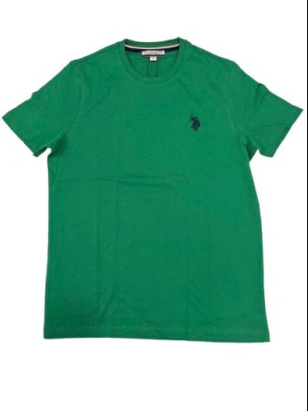 U.s. Polo tshirt verde uomo mini logo