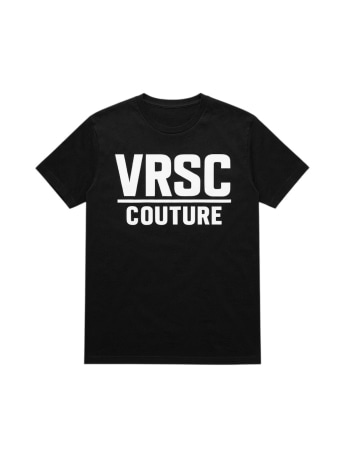 Vrsc tshirt nera uomo maxi logo