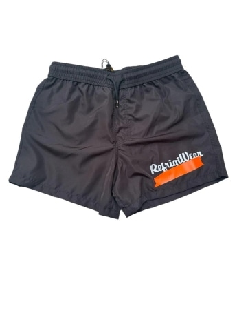Refrigiwear costume nero bambino logo sul fondo