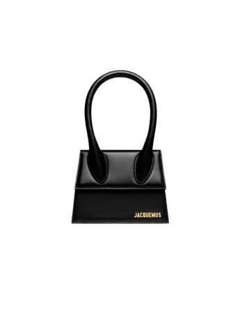 Jacquemus borsa nera donna mini logo