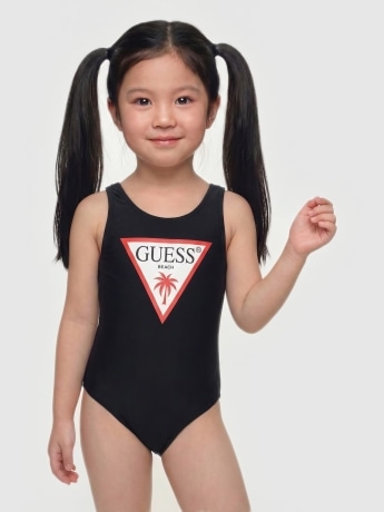 Guess costumenero bambina intero maxi logo