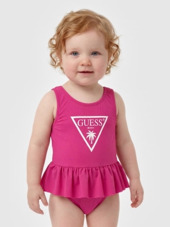Guess costume fucsia neonata maxi logo