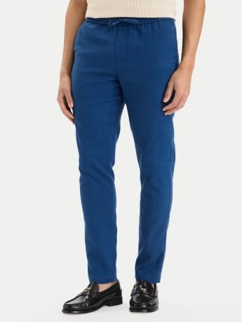 Tommy Hilfiger pantalone blu uomo logo sul retro