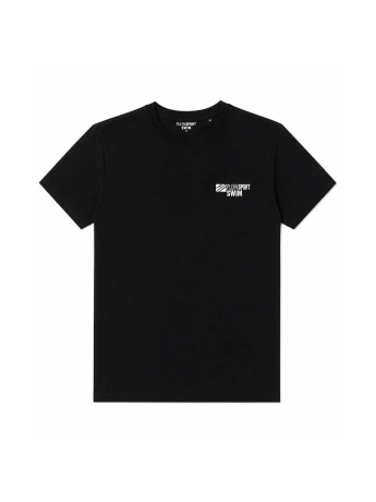 Plein Sport tshirt nera uomo logo lettering