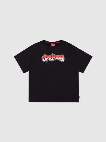 Sprayground tshirt nera bambino maxi logo