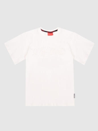 Sprayground tshirt avorio bambino maxi logo
