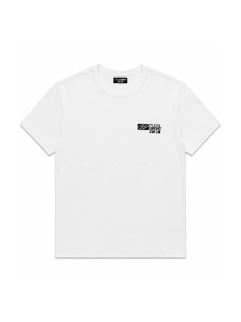 Plein Sport tshirt bianca uomo con logo