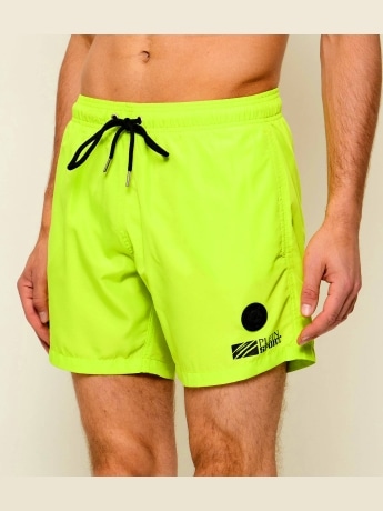 Plein Sport costume giallo fluo uomo con logo
