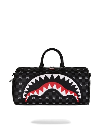 Sprayground borsone nero uomo maxi logo