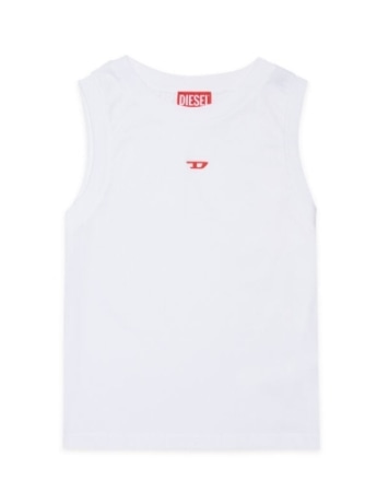 Diesel tshirt bianca bambina mini logo