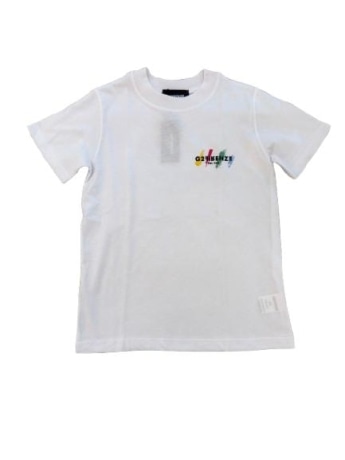 G2firenze tshirt bianca bambino maxi logo sul retro