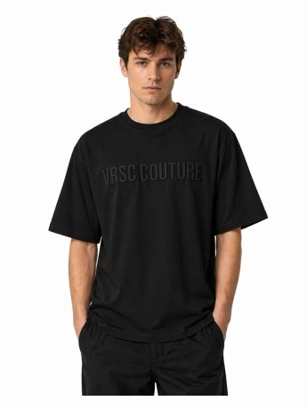 Vrsc tshirt nera uomo maxi logo