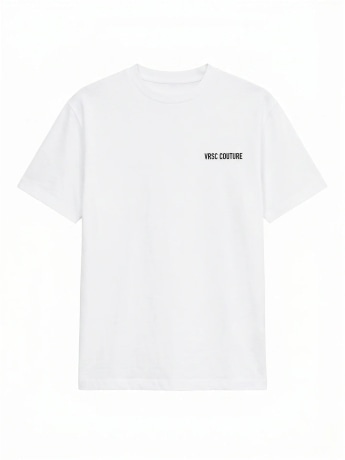 Vrsc tshirt bianca uomo maxi logo sul retro