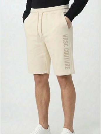 Vrsc shorts bianco uomo maxi logo
