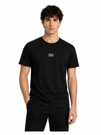 Vrsc tshirt nera uomo mini logo