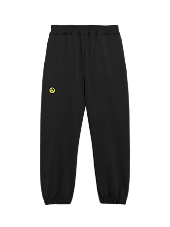 Barrow pantalone nero uomo maxi logo
