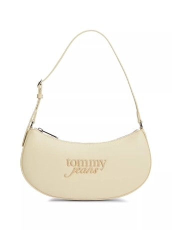 Tommy Jeans borsa crema donna maxi logo