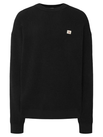 Calvin Klein maglia nera uomo mini logo