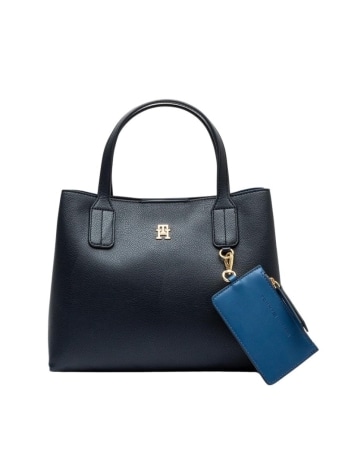 Tommy Hilfiger borsa blu navy donna mini logo