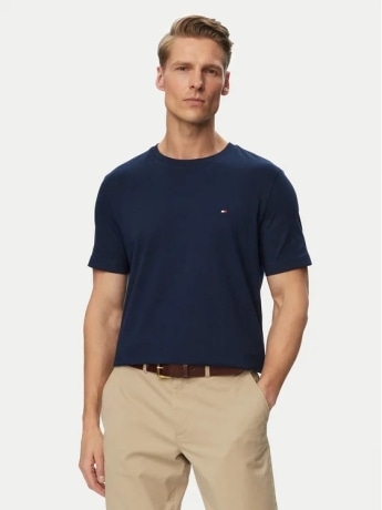 Tommy Hilfiger tshirt blu navy uomo mini logo