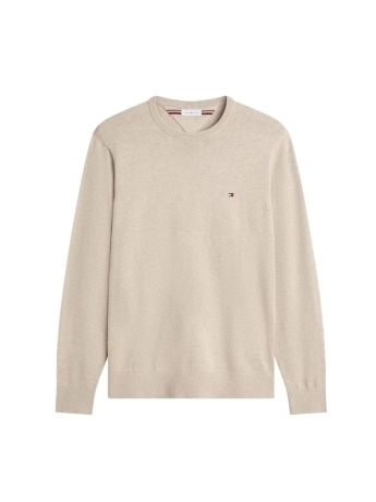 Tommy Hilfiger maglia beige uomo mini logo