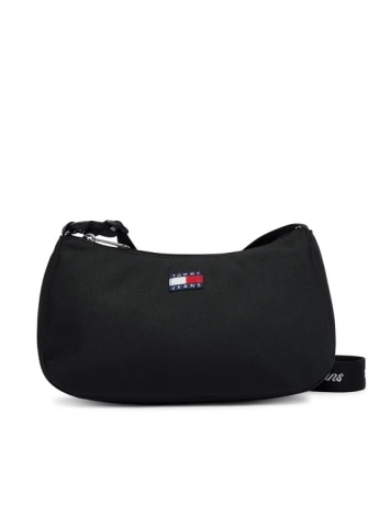Tommy Jeans borsa nera donna mini logo