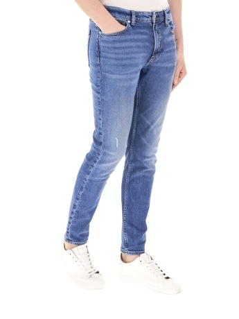 Calvin Klein pantalone in denim donna logo sul retro