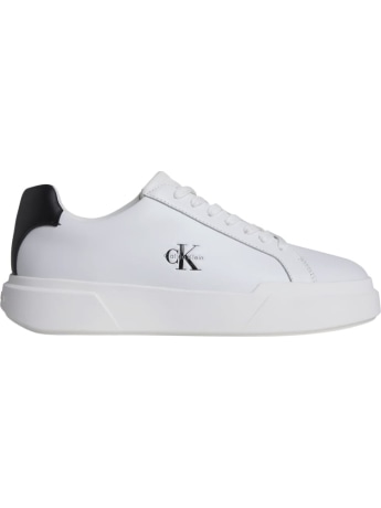 Calvin Klein scarpe bianche uomo logo sul lato