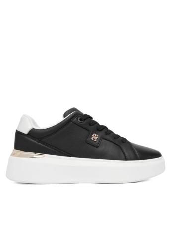 Tommy Hilfiger scarpe nere donna logo sul lato