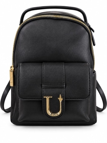 Cesare Paciotti zaino nero donna mini logo