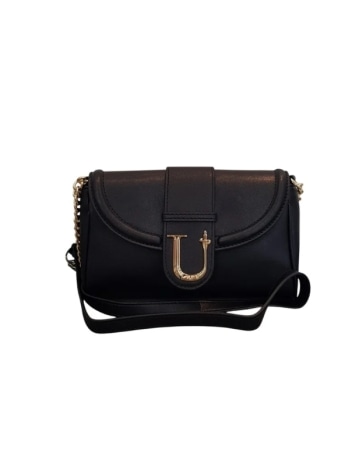 Cesare Paciotti borsa nera donna maxi logo