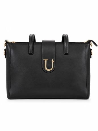 Cesare Paciotti borsa nera donna mini logo
