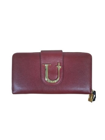 Cesare Paciotti portafoglio bordeaux donna maxi logo