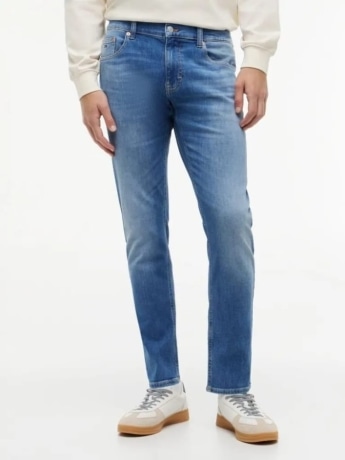 Tommy Jeans pantalone in denim uomo logo sul retro