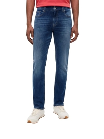 Tommy Jeans pantalone in denim uomo logo sul retro