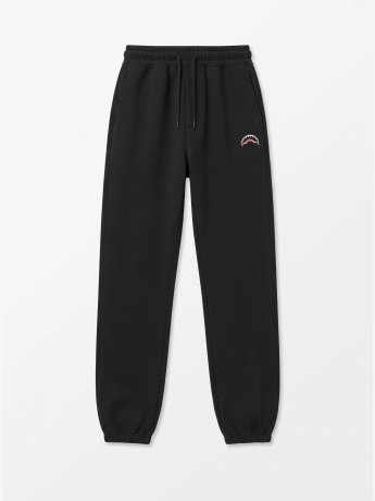 Sprayground pantalone tuta nero bambino maxi logo