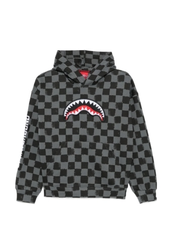 Sprayground felpa grigia bambino all over