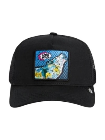 Goorin Bros cappello nero uomo love wolf