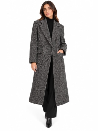 Fracomina giubbotto nero donna mini logo