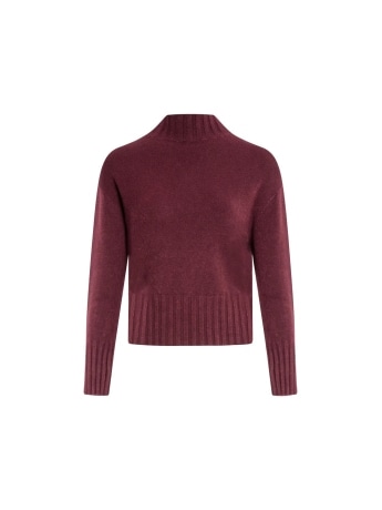 Fracomina maglia bordeaux donna mini logo
