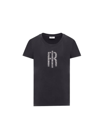 Fracomina tshirt fumo donna maxi logo