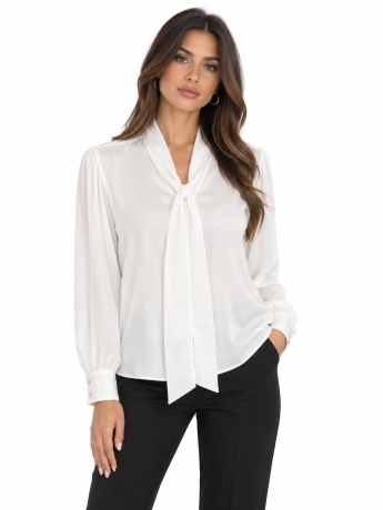 Fracomina camicia bianca donna in viscosa