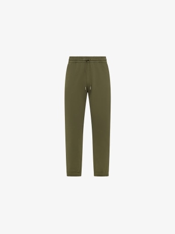 Sun68 pantalone tuta verde militare uomo mini logo
