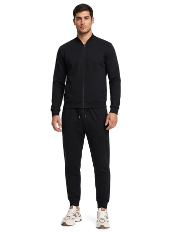 Bikkembergs tuta nera uomo mini logo