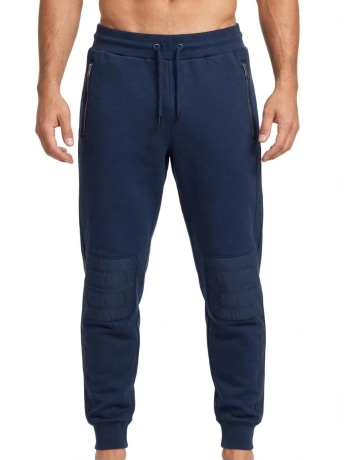 Bikkembergs pantalone tuta blu uomo mini logo