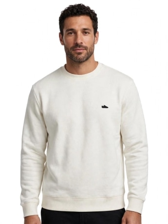 Bikkembergs felpa bianca uomo mini logo